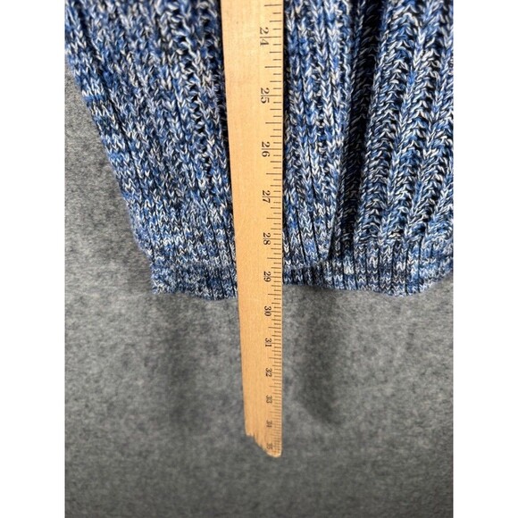 Gap Sweater‎ Women Medium Blue Sleeveless Knit Oversized Open Vest Casual - Picture 6 of 8